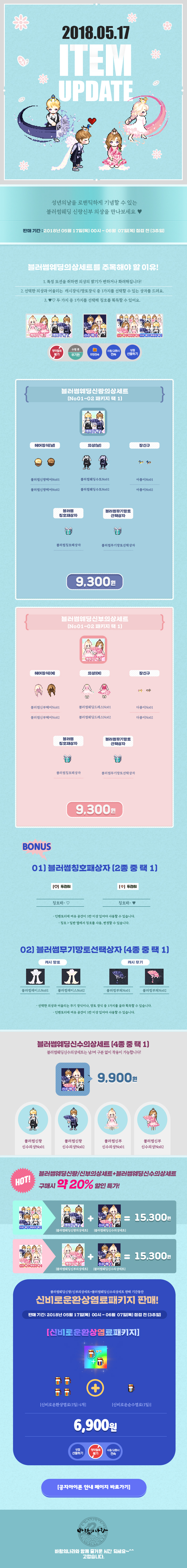 2018.05.17 ITEM UPDATE
