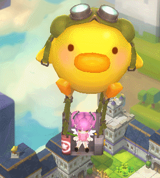 비행 탈것 : 더키 열기구