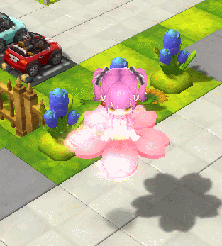 비행 탈것 : 흩날리는 벚꽃잎