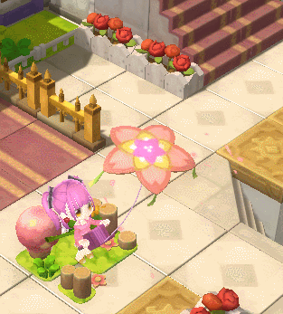 액션 수강증 :  꽃연 날리기