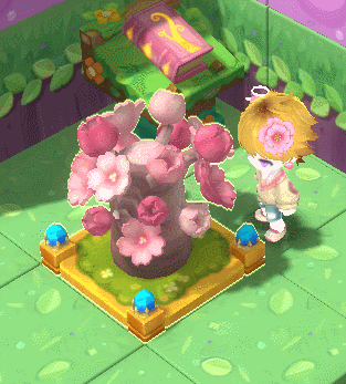 건설 : 활짝 핀 벚꽃나무