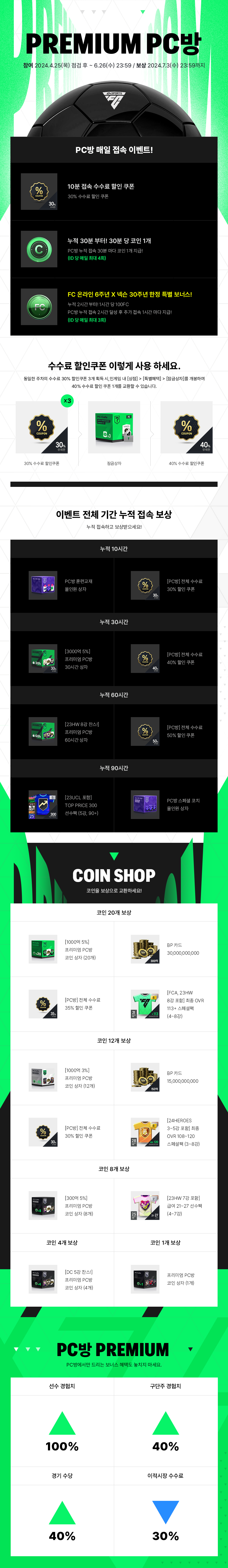 FC온라인 프리미엄 PC방