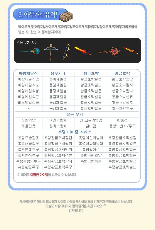 2. 아무개의 유적!