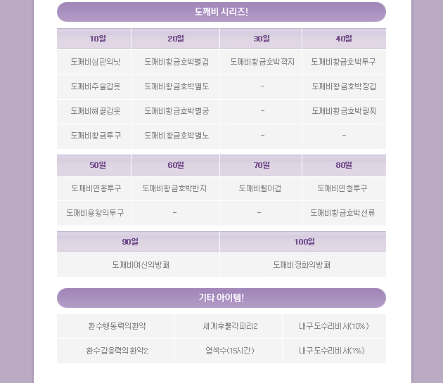 도깨비 시리즈!